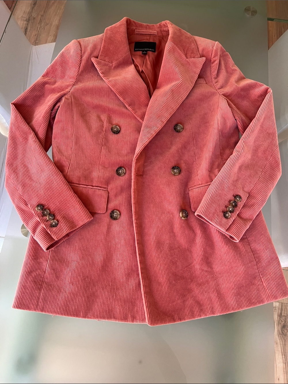 Banana Republic Corduroy Double-Breasted Blazer Jacket - Picture 2 of 9